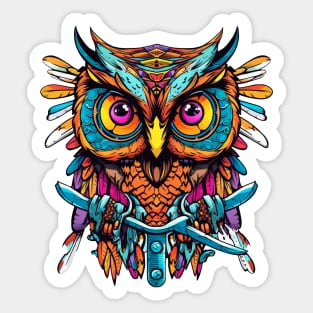 Mystic Rhapsody Owlscape Sticker